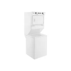 Whirlpool 3.5 Cu. Ft. White Gas Stacked Laundry Center -Appliance Shop af381280 8c1e 47f9 a392 236413a18ab3