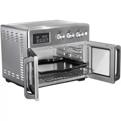 Bella Pro Series - 12-in-1 6-Slice Toaster Oven + 33-qt. Air Fryer With French Doors - Stainless Steel 12 Bella Pro Series - 12-in-1 6-Slice Toaster Oven + 33-qt. Air Fryer With French Doors - Stainless Steel - Image 10