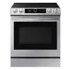 Samsung 6.3-Cu. Ft. Front Control Slide-In Electric Range With Smart Dial And Air Fry, Stainless Steel