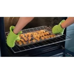 Samsung - 6.3 Cu. Ft. Front Control Slide-In Electric Convection Range With Air Fry & Wi-Fi, Fingerprint Resistant - Stainless Steel -Appliance Shop afb2f245 57f7 56db 8513 3d8a4afeb7b7