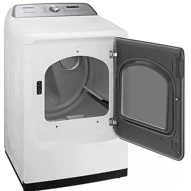Samsung - 7.4 Cu. Ft. 12-Cycle Electric Dryer With Steam - White 4 Samsung - 7.4 Cu. Ft. 12-Cycle Electric Dryer With Steam - White - Image 2