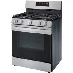 LG - 5.8 Cu. Ft. Smart Freestanding Gas True Convection Range With EasyClean And AirFry - Stainless Steel -Appliance Shop b008051c 3903 5951 8878 980404fb7057
