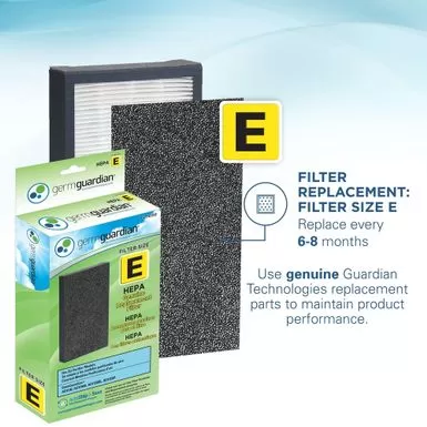 GermGuardian AC4100 Tabletop Tower 3-in-1 Air Cleaning System - Grey 9 GermGuardian AC4100 Tabletop Tower 3-in-1 Air Cleaning System - Grey - Image 7
