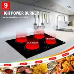 Gasland Chef 30" Built-in Electric Induction Cooktop With 4 Burners, Sensor Touch Control, 240V - Black -Appliance Shop b0e0e1b5 6b64 4f00 a44f 66ffa50af4c8