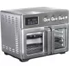 Bella Pro Series - 12-in-1 6-Slice Toaster Oven + 33-qt. Air Fryer With French Doors - Stainless Steel