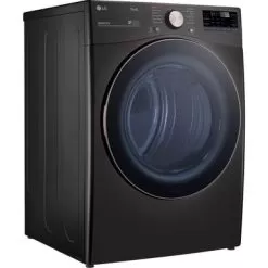 LG - 7.4 Cu. Ft. Stackable Smart Electric Dryer With Steam And Built-In Intelligence - Black Steel -Appliance Shop b228b0c2 41c0 4a2b a7bf 8df8b566f2f6