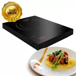 MegaChef Portable Induction Cooktop Burner With Digital Control Panel - Black -Appliance Shop b37aa9d2 ce8e 491a aac4 27e31e12609f