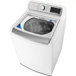 LG - 5.5 Cu. Ft. High-Efficiency Smart Top Load Washer With Steam And TurboWash3D Technology - White -Appliance Shop b3813f3a 4dc9 5d80 9a2e a454ec0624f5