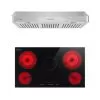 2 Piece Kitchen Appliances Packages Including 36" Radiant Electric Cooktop And 36" Under Cabinet Range Hood - 36"