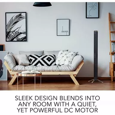 Sharper Image AXIS 47 Airbar Tower Fan With Full-Range Tilt 9 Sharper Image AXIS 47 Airbar Tower Fan With Full-Range Tilt - Image 7