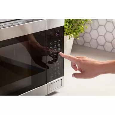 GE - 1.0 Cu. Ft. Convection Countertop Microwave With Air Fry - Black Stainless Steel 10 GE - 1.0 Cu. Ft. Convection Countertop Microwave With Air Fry - Black Stainless Steel - Image 8