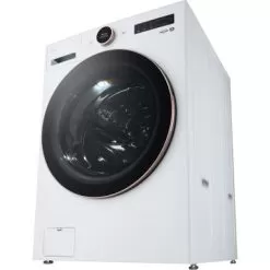 LG - 5.0 Cu. Ft. High-Efficiency Smart Front Load Washer With Steam And TurboWash 360 - White -Appliance Shop b46157a5 76fe 5fac 8ae0 d270e71b0f91