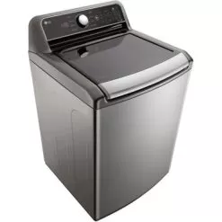 LG - 5.5 Cu. Ft. High Efficiency Smart Top Load Washer With TurboWash3D - Graphite Steel -Appliance Shop b4f56ac5 1e0e 54a5 95f2 8d760e01127c