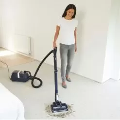 Shark - Canister Pet Bagless Corded Vacuum - Navy/Silver -Appliance Shop b507c15c b644 5f3c 8d5b a0310d47d2a2