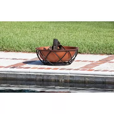 Fire Sense - Barzelonia Round Fire Pit - Copper Look 9 Fire Sense - Barzelonia Round Fire Pit - Copper Look - Image 7