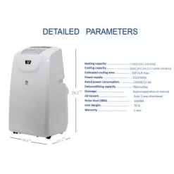 8000 BTU Portable Heat/Cool Air Conditioner SACC CEC -Appliance Shop b685156c 186c 4513 bd6f f4f8a2efb549