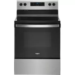 Whirlpool - 5.3 Cu. Ft. Freestanding Electric Range With Keep Warm Setting - Stainless Steel