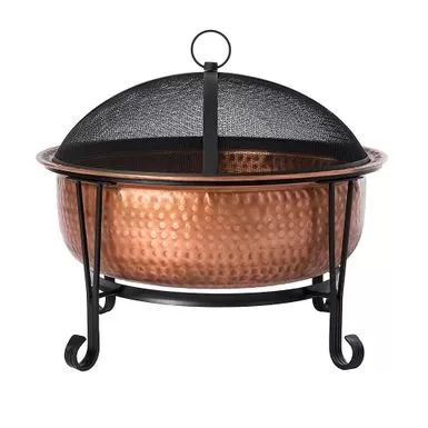 Fire Sense - Palermo Wood Burning Fire Pit - Copper 3 Fire Sense - Palermo Wood Burning Fire Pit - Copper