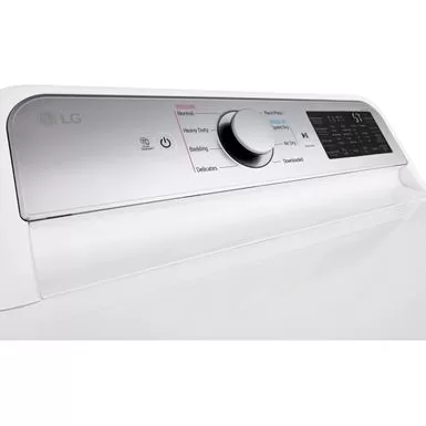 LG - 7.3 Cu. Ft. Smart Electric Dryer With EasyLoad Door - White 5 LG - 7.3 Cu. Ft. Smart Electric Dryer With EasyLoad Door - White - Image 3