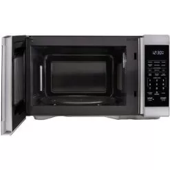 Sharp - 1.1 Cu Ft Stainless Countertop Microwave With 1000 Watts - Silver -Appliance Shop b74da3aa b6f7 58bf 8c8a 7cbcedc52c4a