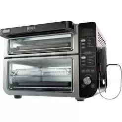 Ninja - 12-in-1 Smart Double Oven, FlexDoor, Smart Thermometer, Smart Finish, Rapid Top Oven, Convection & Air Fry Bottom Oven - Stainless Steel/Black 22 Ninja - 12-in-1 Smart Double Oven, FlexDoor, Smart Thermometer, Smart Finish, Rapid Top Oven, Convection & Air Fry Bottom Oven - Stainless Steel/Black -Appliance Shop b97f7a83 5146 528c b698 9a876832ffaa