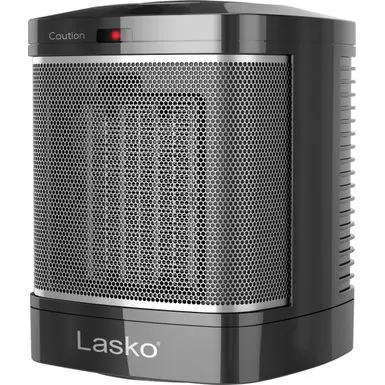 Lasko - Simple Touch Portable Ceramic Tabletop Electric Space Heater - Black 4 Lasko - Simple Touch Portable Ceramic Tabletop Electric Space Heater - Black - Image 2