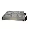 MegaChef Buffet Server & Food Warmer With 3 Sectional Trays - Electric - 3 - Silver