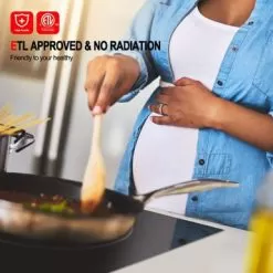 Gasland Chef 30"Built-in Radiant Electric Cooktop With 4 Burners, Electric Ceramic Cooktop Knob Control, 240V, ETL Approved - Black -Appliance Shop b9db680c 29a7 426b a1b8 c1d0864e1ecc