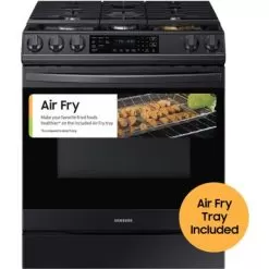Samsung 6.0-Cu. Ft. Front Control Slide-In Gas Range With AirFry, Brushed Black 12 Samsung 6.0-Cu. Ft. Front Control Slide-In Gas Range With AirFry, Brushed Black -Appliance Shop b9f7f299 942e 4393 86cd a3152b7c0ef8