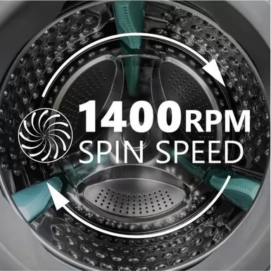 Equator Digital Compact 110V Vented/Ventless 18 Lbs Combo Washer Dryer 1400 RPM - White-Black 8 Equator Digital Compact 110V Vented/Ventless 18 Lbs Combo Washer Dryer 1400 RPM - White-Black - Image 6