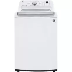 LG - 5.0 Cu. Ft. High-Efficiency Top Load Washer With 6Motion Technology - White