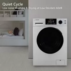 Equator Digital Compact 110V Vented/Ventless 18 Lbs Combo Washer Dryer 1400 RPM - White-Black 37 Equator Digital Compact 110V Vented/Ventless 18 Lbs Combo Washer Dryer 1400 RPM - White-Black -Appliance Shop bae1d58a 9c47 47e6 86e8 54358d47e786