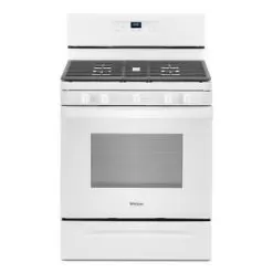 Whirlpool 5 Cu. Ft. White Gas Range With Center Oval Burner