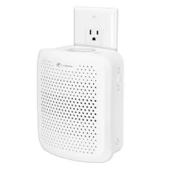 PureGuardian - Odor Eliminating Pluggable Air Purifier With Nightlight - White