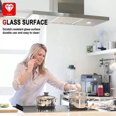 Gasland Chef 30"Built-in Radiant Electric Cooktop With 4 Burners, Electric Ceramic Cooktop Knob Control, 240V - Black 5 Gasland Chef 30"Built-in Radiant Electric Cooktop With 4 Burners, Electric Ceramic Cooktop Knob Control, 240V - Black - Image 3