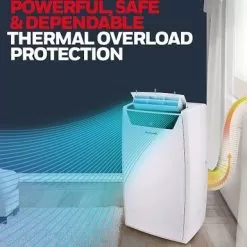 Honeywell - Classic 700 Sq. Ft. Portable Air Conditioner With Dehumidifier - White 14 Honeywell - Classic 700 Sq. Ft. Portable Air Conditioner With Dehumidifier - White -Appliance Shop bce532e1 fcad 5159 bdcc 1acc151b3a81