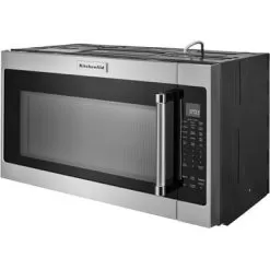 KitchenAid - 2.0 Cu. Ft. Over-the-Range Microwave With Sensor Cooking - Stainless Steel -Appliance Shop bd36831b 97d3 5123 a64c 409421192d6a