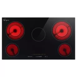 36-in 5 Elements Radiant Electric Cooktop - Dual Element - Warm Zone - 36" - Black -Appliance Shop bd397dc5 0cf1 4944 96d0 a97c011fa215