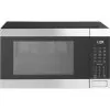 GE - 1.0 Cu. Ft. Convection Countertop Microwave With Air Fry - Black Stainless Steel