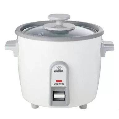 Zojirushi White Rice Cooker/ Steamer (3, 6, And 10 Cups) - 6 Cup - White 5 Zojirushi White Rice Cooker/ Steamer (3, 6, And 10 Cups) - 6 Cup - White - Image 3