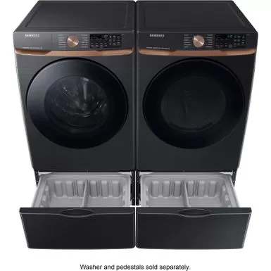 Samsung - 7.5 Cu. Ft. Stackable Smart Electric Dryer With Steam And Sensor Dry - Brushed Black 8 Samsung - 7.5 Cu. Ft. Stackable Smart Electric Dryer With Steam And Sensor Dry - Brushed Black - Image 6