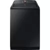 Samsung - 5.5 Cu. Ft. Extra-Large Capacity Smart Top Load Washer With Auto Dispense System - Brushed Black