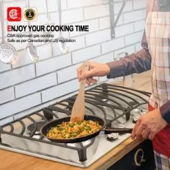 Gasland Chef 30" Gas Stovetop Stainless Steel 4 Italy Sabaf Burner Built-in Gas Cooktop NG/LPG Convertible - Black 17 Gasland Chef 30" Gas Stovetop Stainless Steel 4 Italy Sabaf Burner Built-in Gas Cooktop NG/LPG Convertible - Black -Appliance Shop bf9b0002 66af 43e3 8683 19cf86e89b01