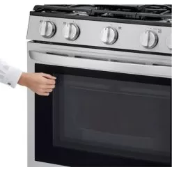 LG - 5.8 Cu. Ft. Smart Freestanding Gas True Convection Range With EasyClean And InstaView - Stainless Steel -Appliance Shop c07ce7c7 9e5b 5dd0 ba32 e96b9749d815