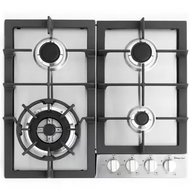 Magic Chef 24'" Built-In Gas Cooktop In Stainless Steel 3 Magic Chef 24'" Built-In Gas Cooktop In Stainless Steel