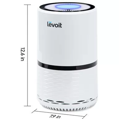 Levoit - Aerone 129 Sq. Ft True HEPA Air Purifier With Replacement Filter - White 13 Levoit - Aerone 129 Sq. Ft True HEPA Air Purifier With Replacement Filter - White - Image 11