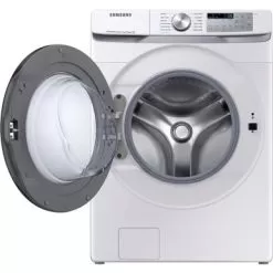 Samsung - 4.5 Cu. Ft. Large Capacity Smart Front Load Washer With Super Speed Wash - White -Appliance Shop c1414e24 f973 592e 8680 24f110fc4fd0