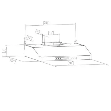 2 Piece Kitchen Appliances Packages Including 30" Induction Cooktop And 30" Under Cabinet Range Hood - 30" 7 2 Piece Kitchen Appliances Packages Including 30" Induction Cooktop And 30" Under Cabinet Range Hood - 30" - Image 5