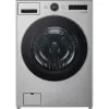 LG - 4.5 Cu. Ft. High-Efficiency Smart Front Load Washer With Steam And TurboWash 360 - Graphite Steel