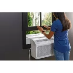 GE Profile - ClearView 350 Sq. Ft. 8,300 BTU Smart Ultra Quiet Window Air Conditioner With Wifi And Remote - White -Appliance Shop c37212d0 8b6d 5af9 86d2 242d3f0616ba